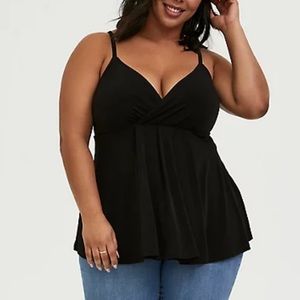 Torrid Studio Knit Surplice Cami NWOT